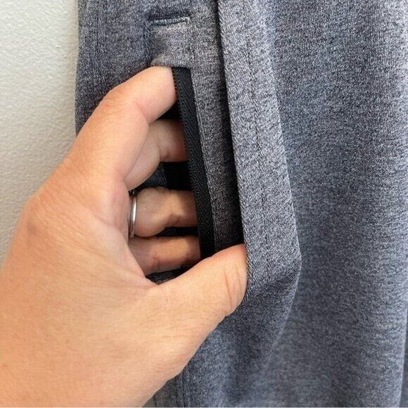 Athleta Venice Jogger Pant Womens XXS Heather Gray High Rise Zipper pockets - Picture 9 of 15